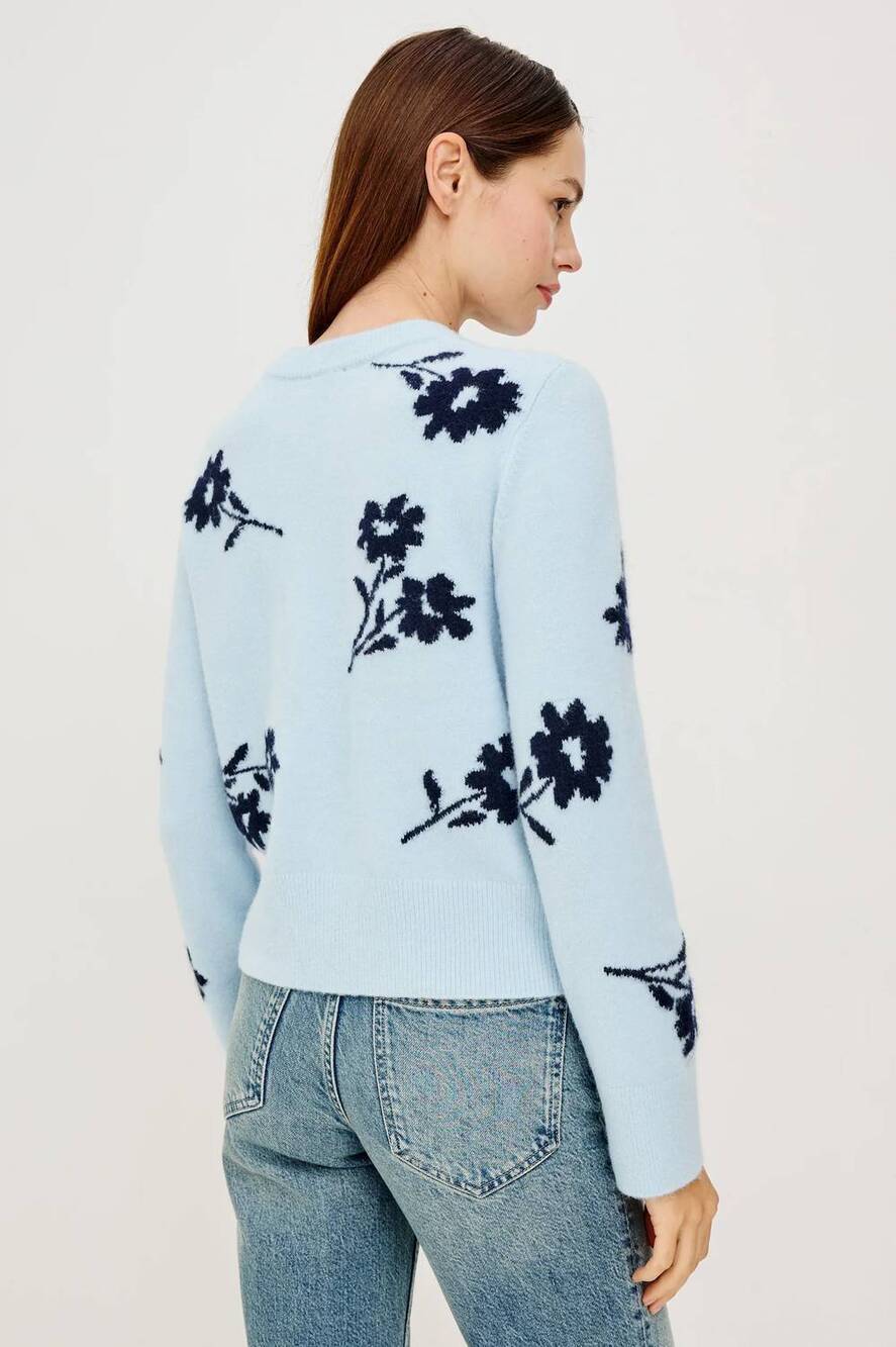 NEW RAILS anise sweater in blue/ black - Picture 4 of 6